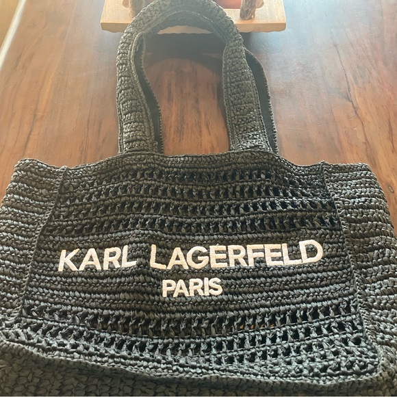Karl Lagerfeld Black Crochet Bag - Picture 3 of 6